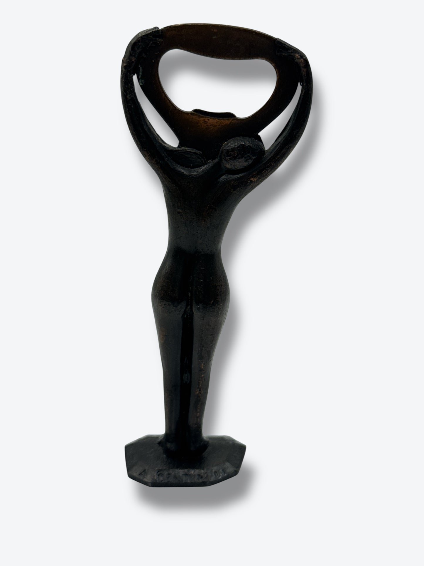 1933 Vintage Nude Lady Cast Iron Bottle Opener