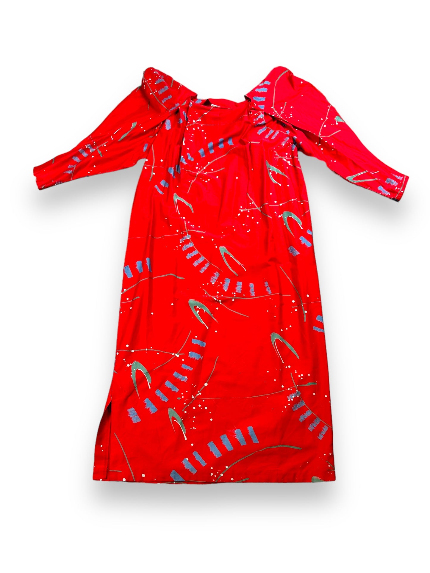 1970's Marimekko Paint Splatter Dress