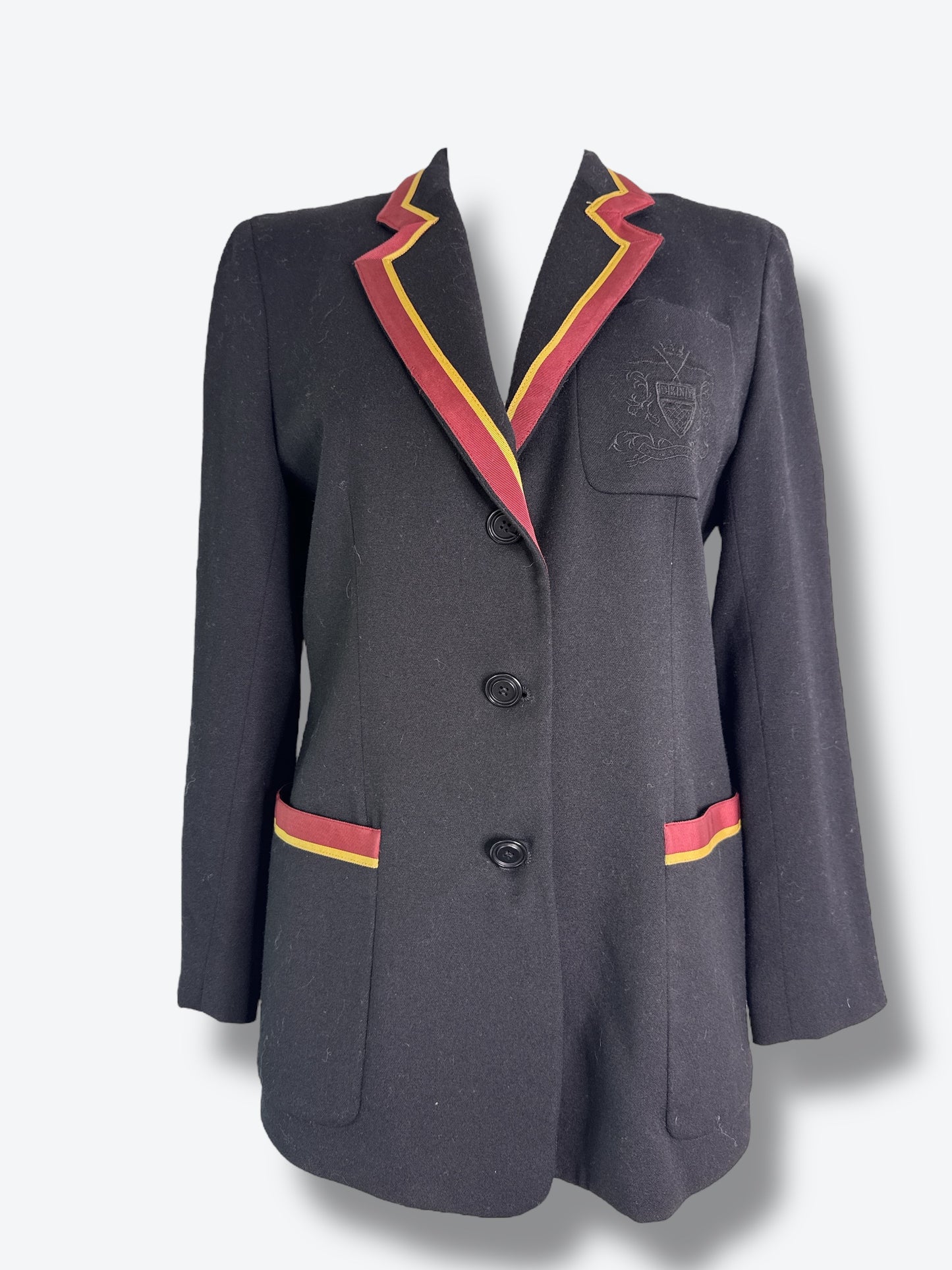 Y2K DNKY Wool Collegiate Style Blazer
