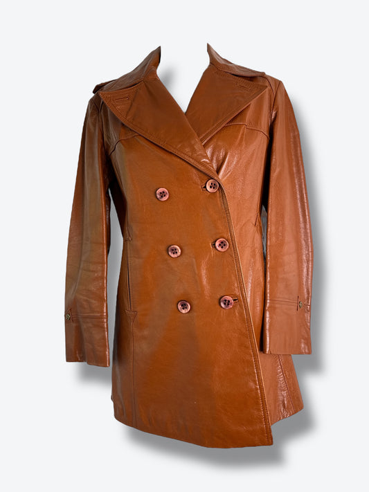 1970s Etienne Aigner Brown Trench