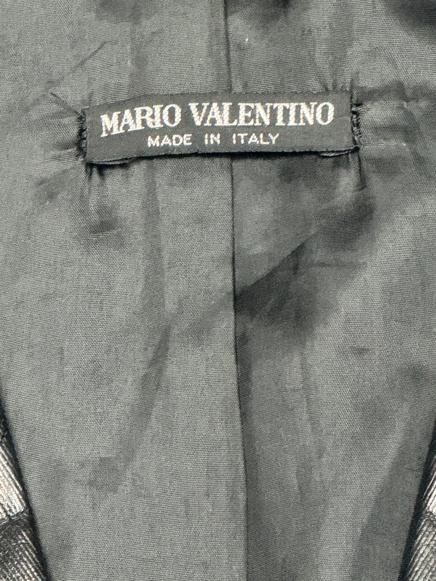 1970s Mario Valentino Leather Moto Jacket