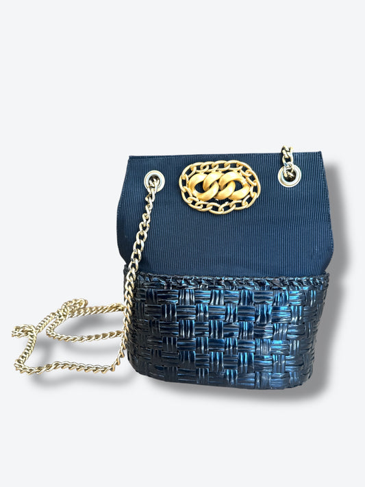 1980s Rodo Italy Chain Crossbody Bag