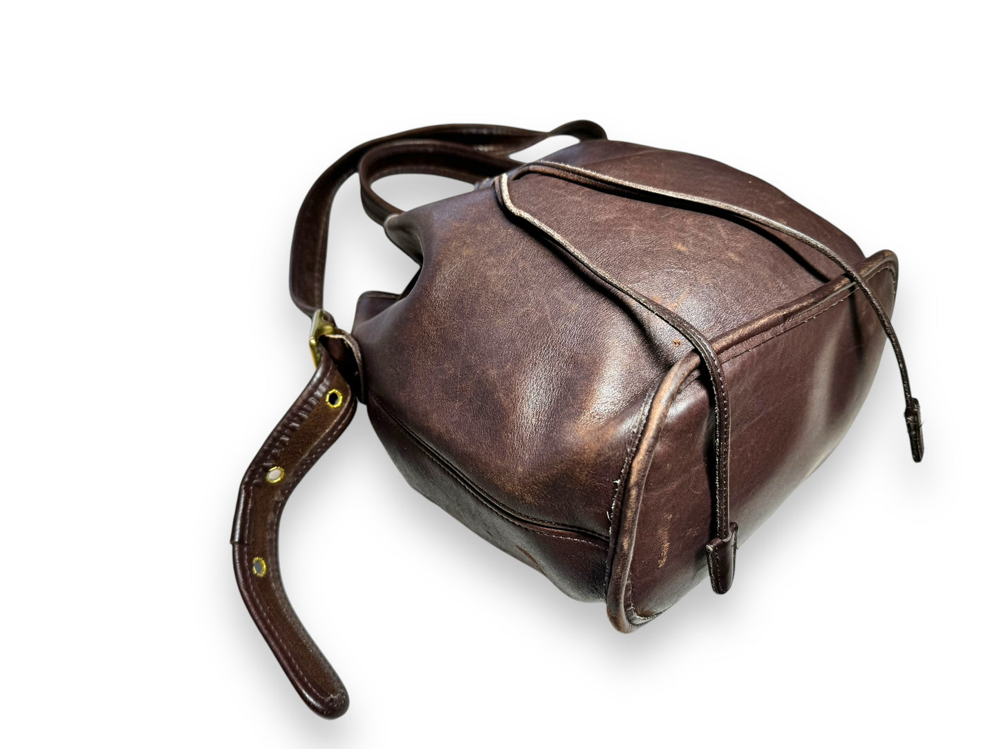 1990s Brown Drawstring Shoulder Bag (BBD9852)