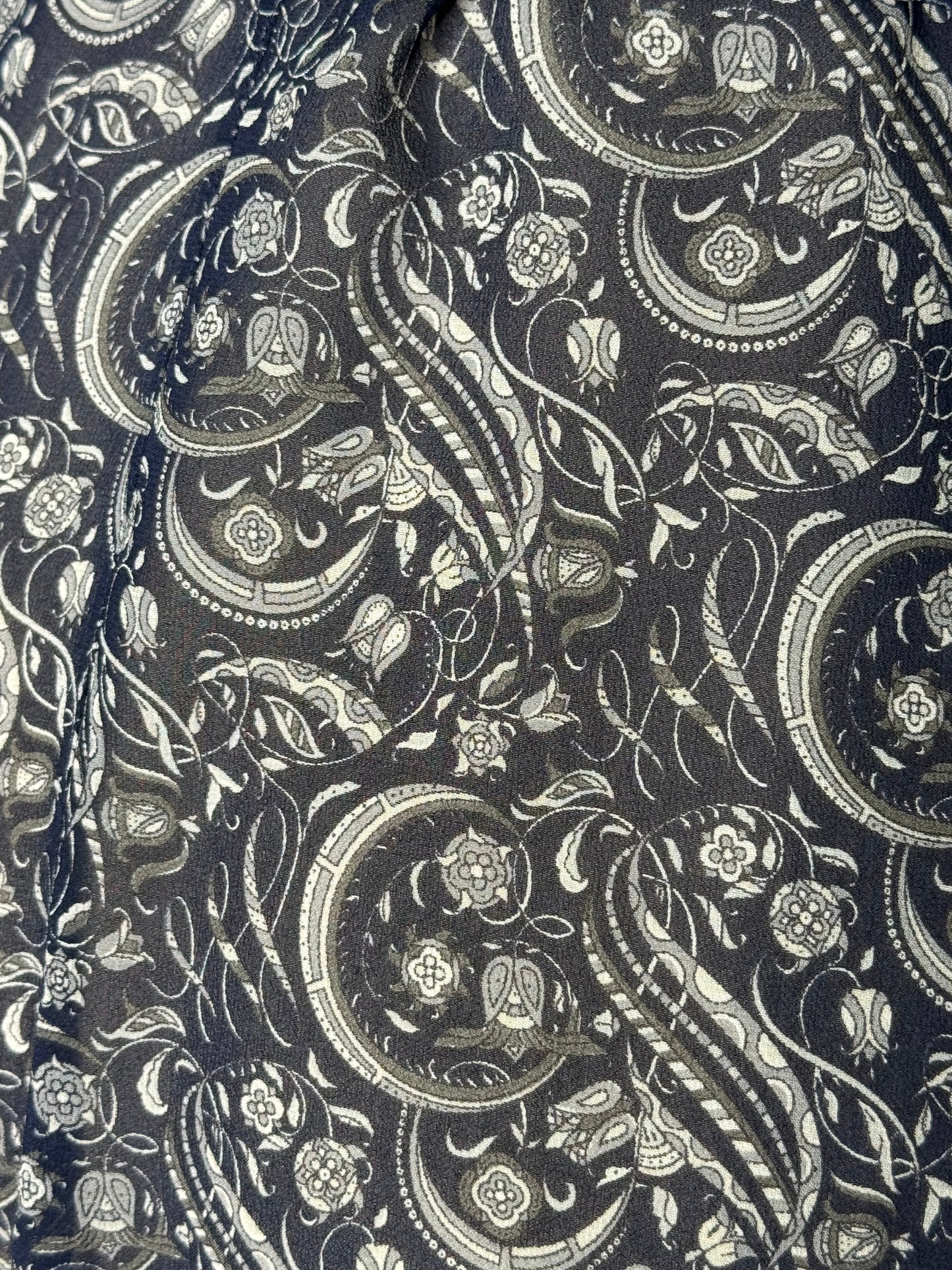 1990s Salvatore Ferragamo Silk Paisley Print Dress – Made in Italy