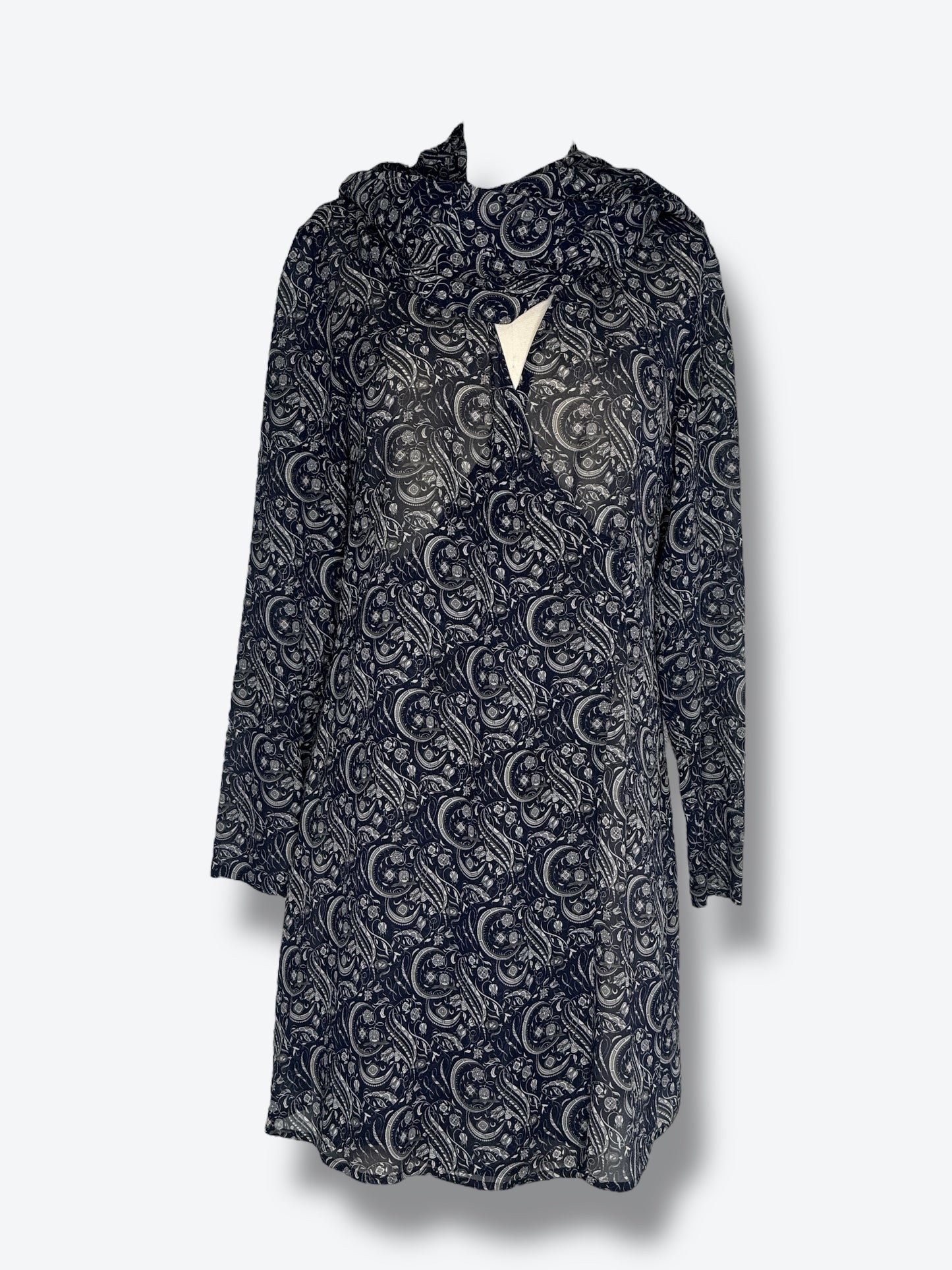 1990s Salvatore Ferragamo Silk Paisley Print Dress – Made in Italy