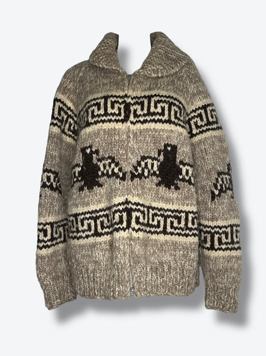1960s Unisex Cowichan Wool Sweater