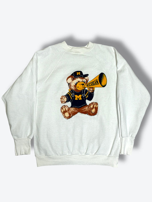 Vintage Unisex Michigan Wolverines Crew Neck Sweatshirt