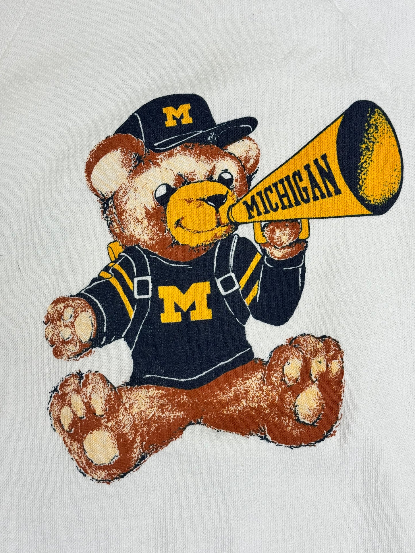 Vintage Unisex Michigan Wolverines Crew Neck Sweatshirt