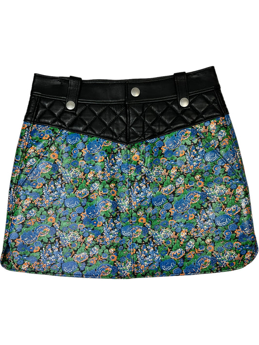 NWT 1941 Painted Coach Moto Skirt