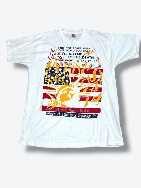 1990s  Political “Free Speech to the Death” T