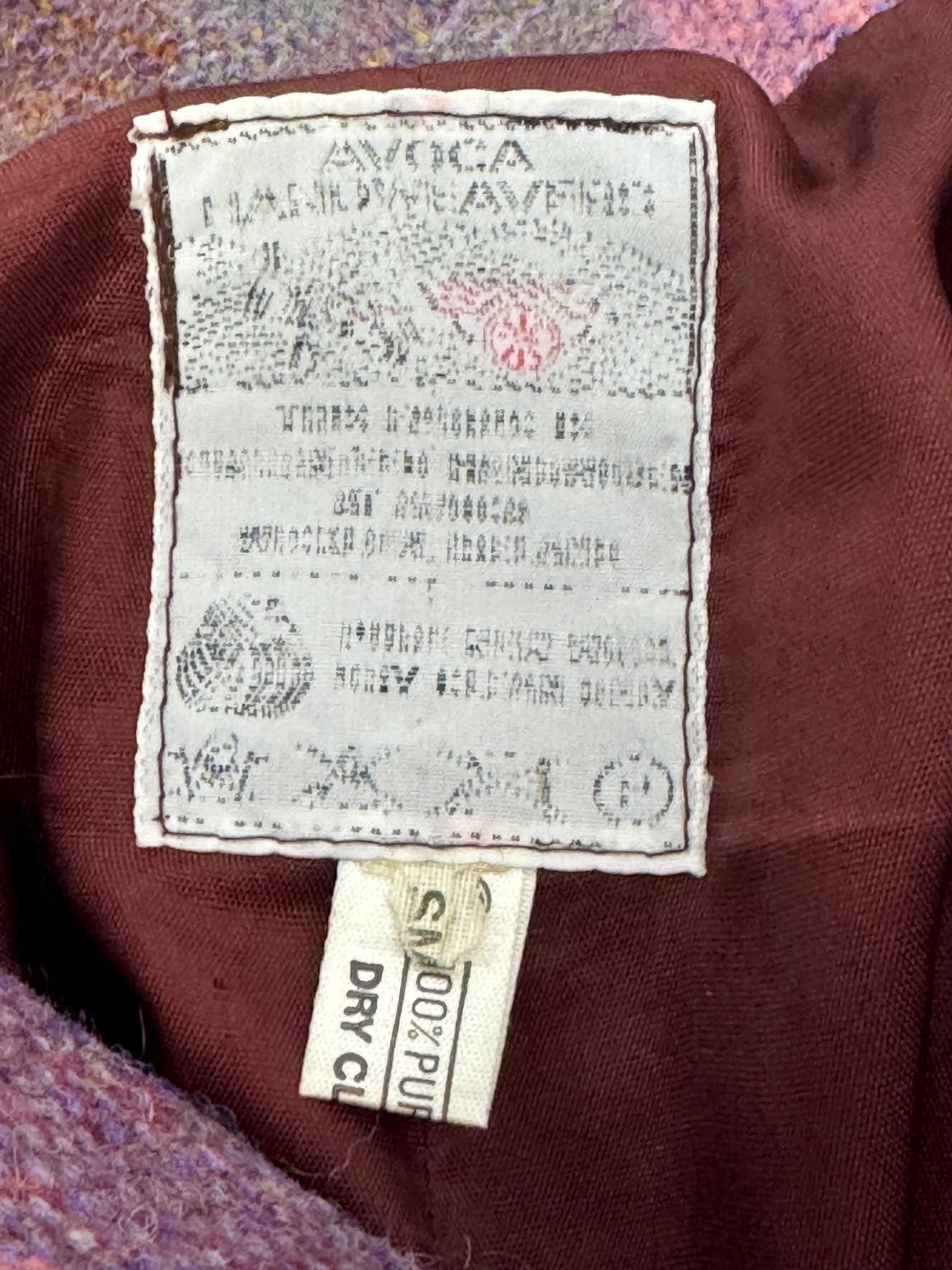 1970s Avoca Plaid Poncho