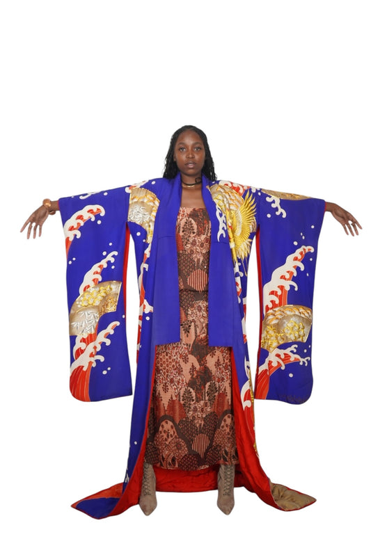 Vintage  1960s Japanese Wedding Kimono
