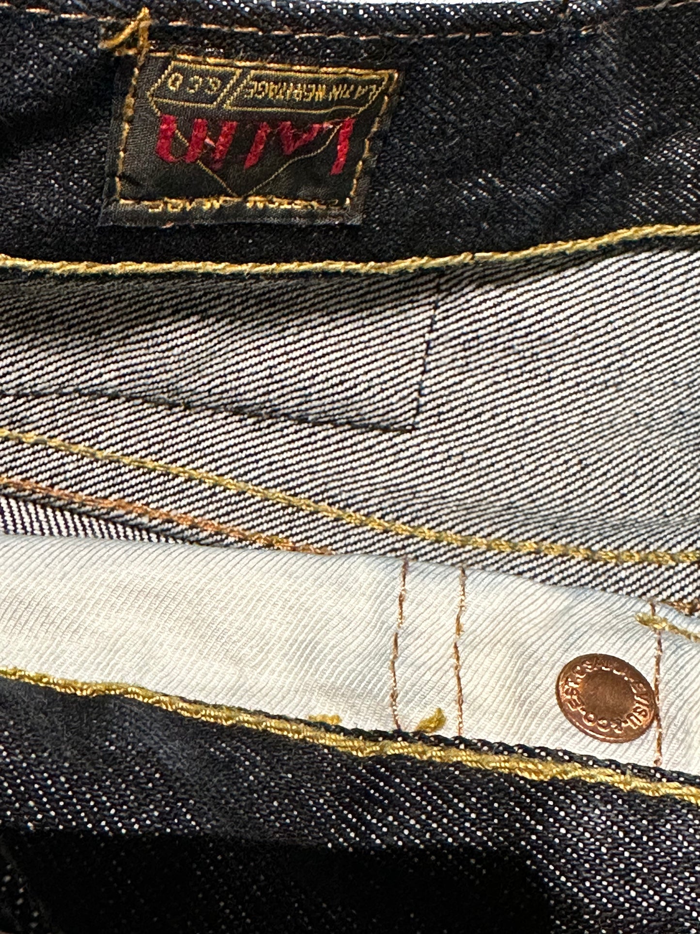 Y2K Evisu No 3 Japanese Denim Jeans