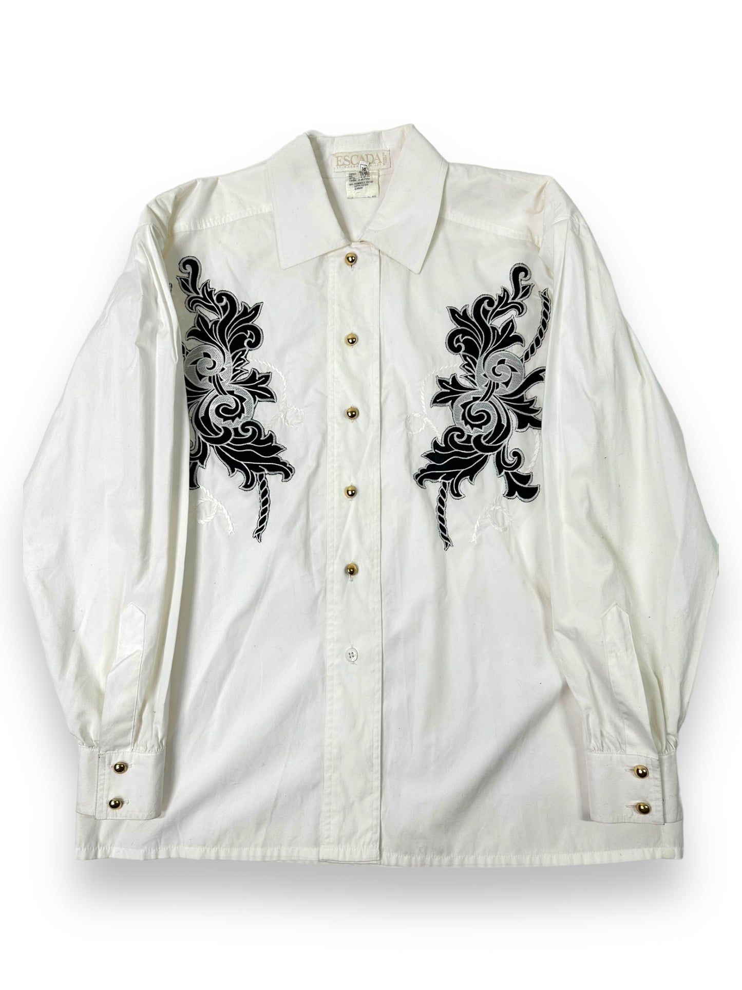 1990s Escada Cowgirl Blouse