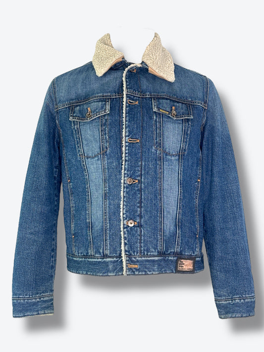 2000 Texwood Denim Shearling Jacket