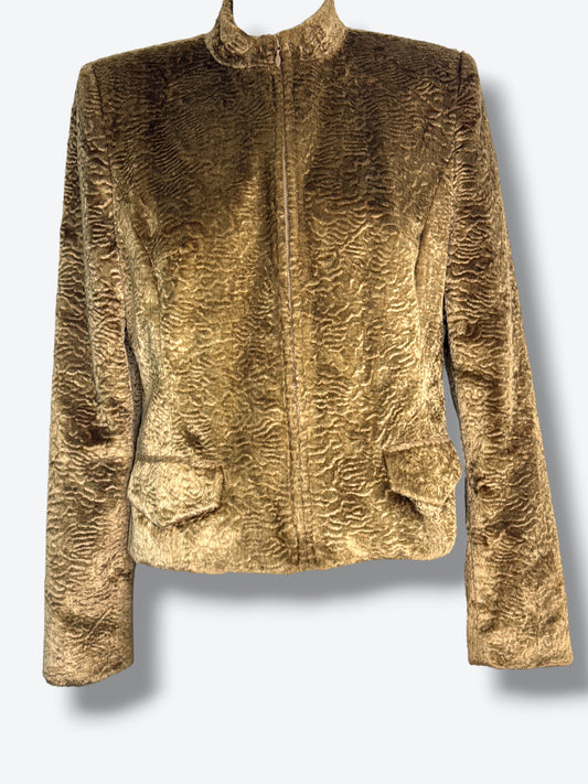 1990s Oscar De Le Renta Velour Jacket (Oscar by Oscar De Le Renta)