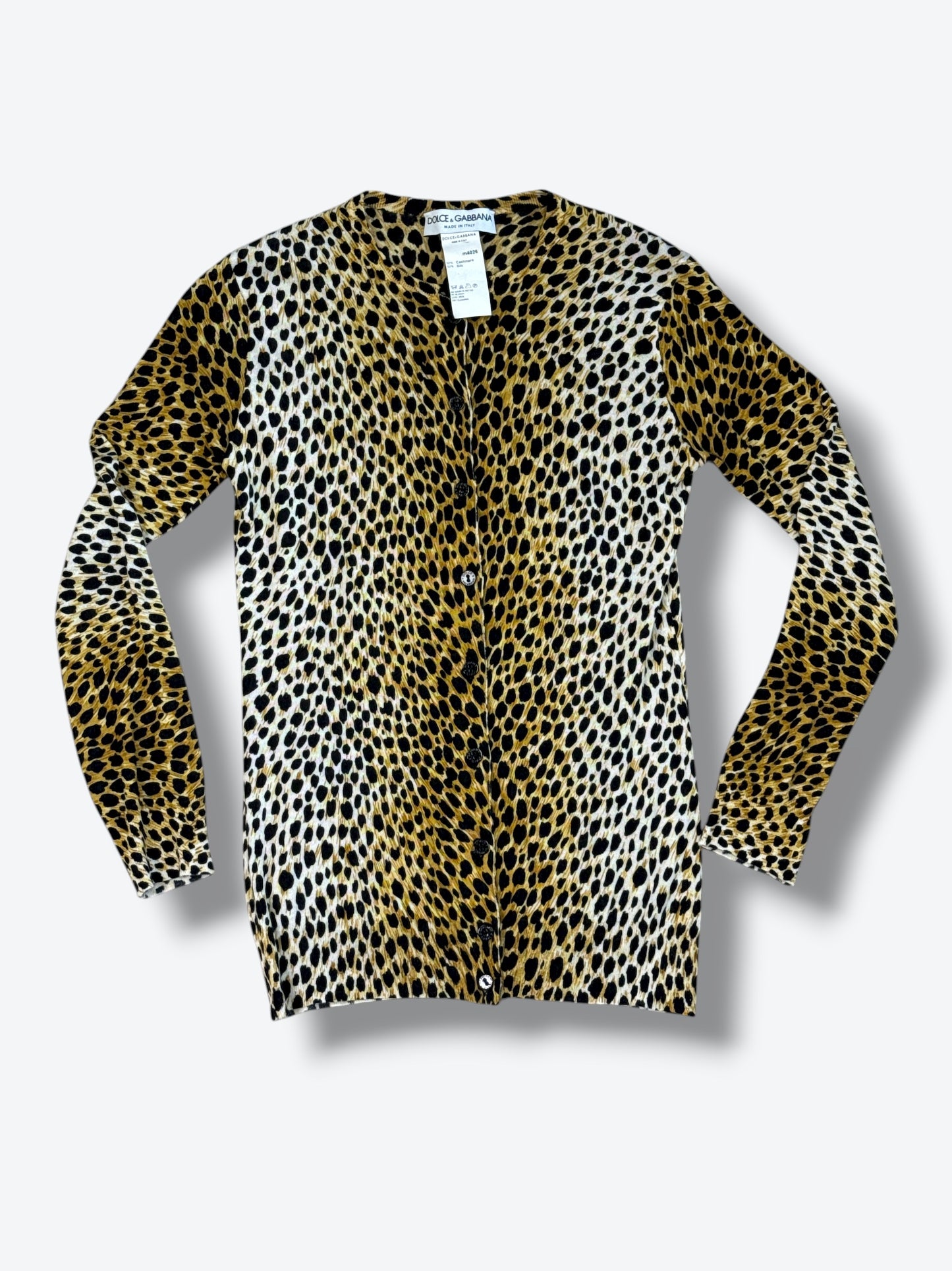Dolce & Gabbana Cheetah Cardigan