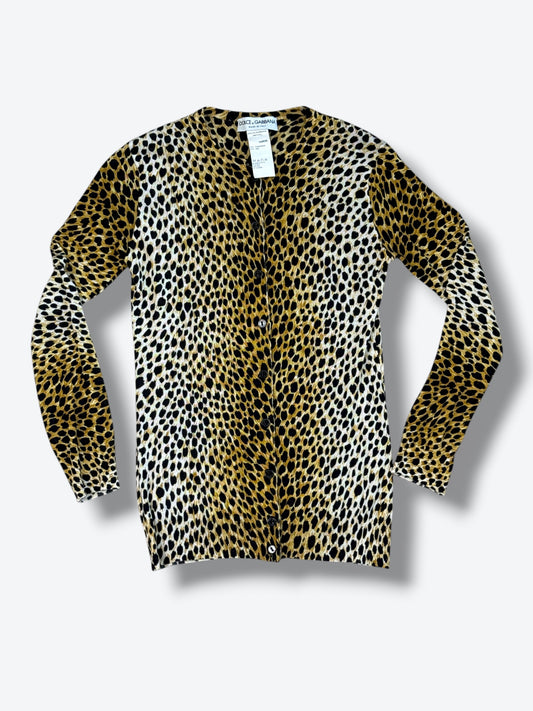 Dolce & Gabbana Cheetah Cardigan