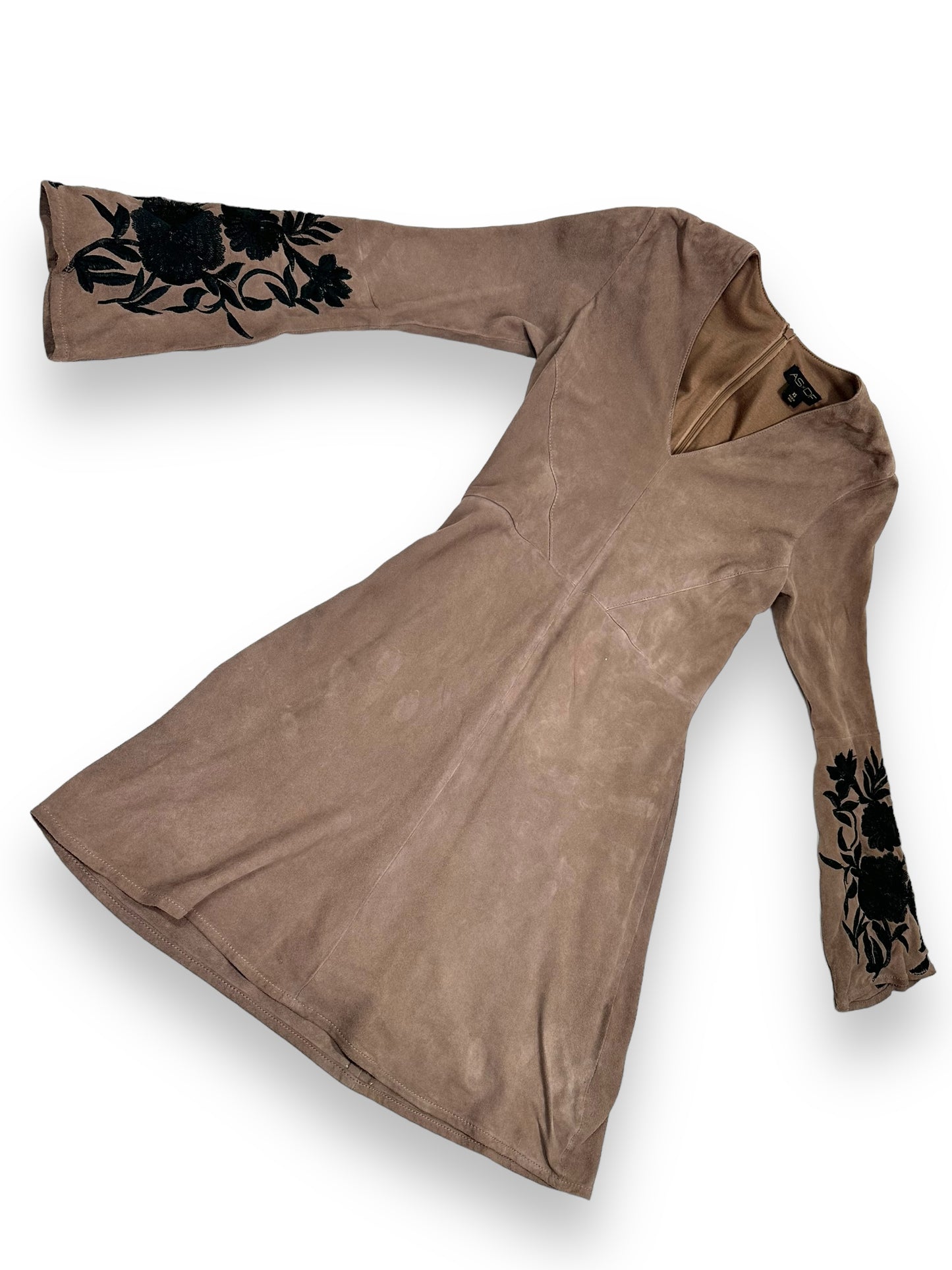 Trend: AS by DF Suede Embroidered Dress