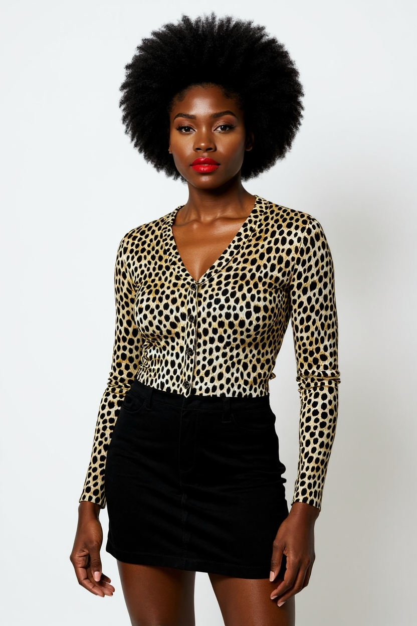 Dolce & Gabbana Cheetah Cardigan