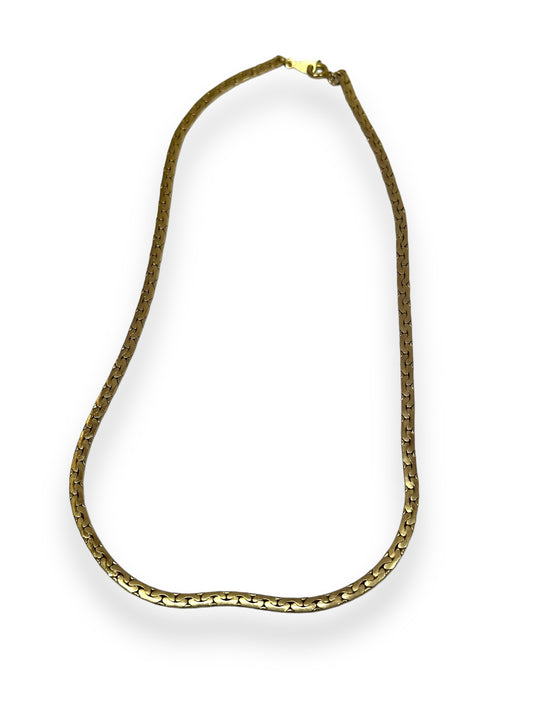 1970s Woven Gold Chain