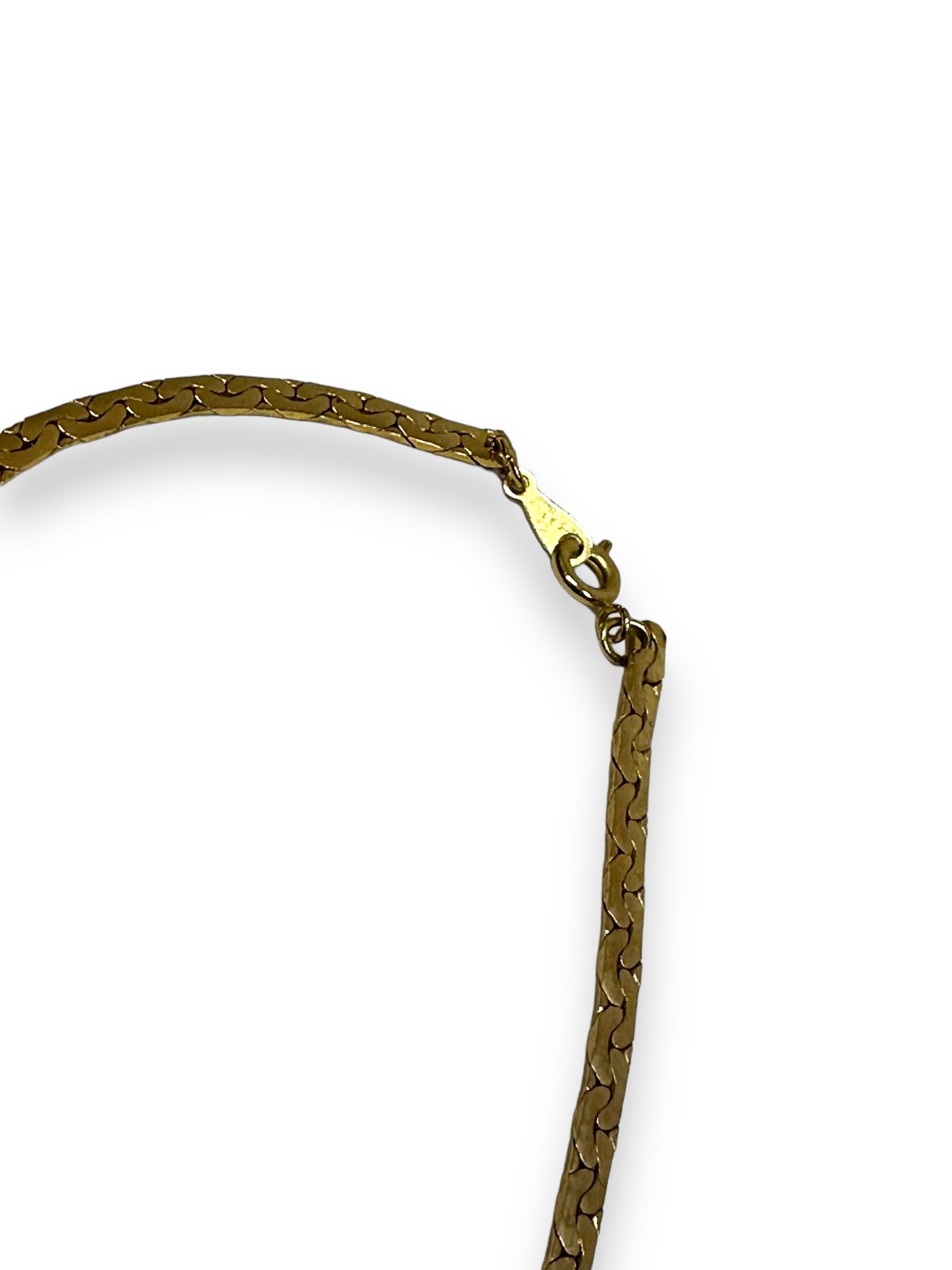 1970s Woven Gold Chain