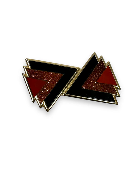 Vintage Glitz Geometric Pin