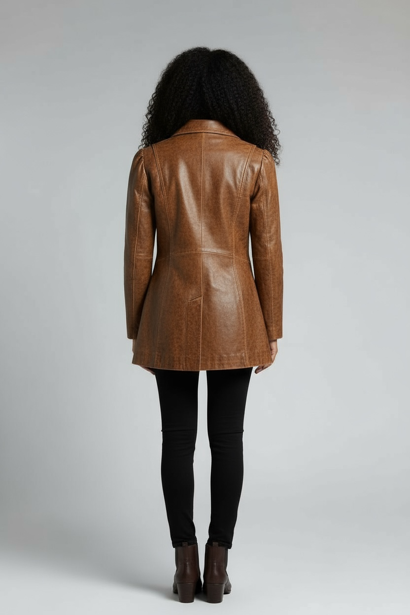 1980s Brown Leather Jacket