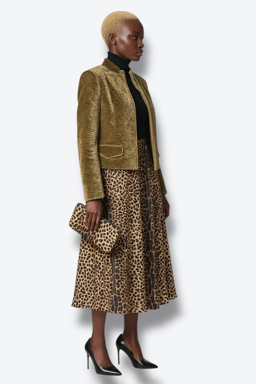 1990s Oscar De Le Renta Velour Jacket (Oscar by Oscar De Le Renta)