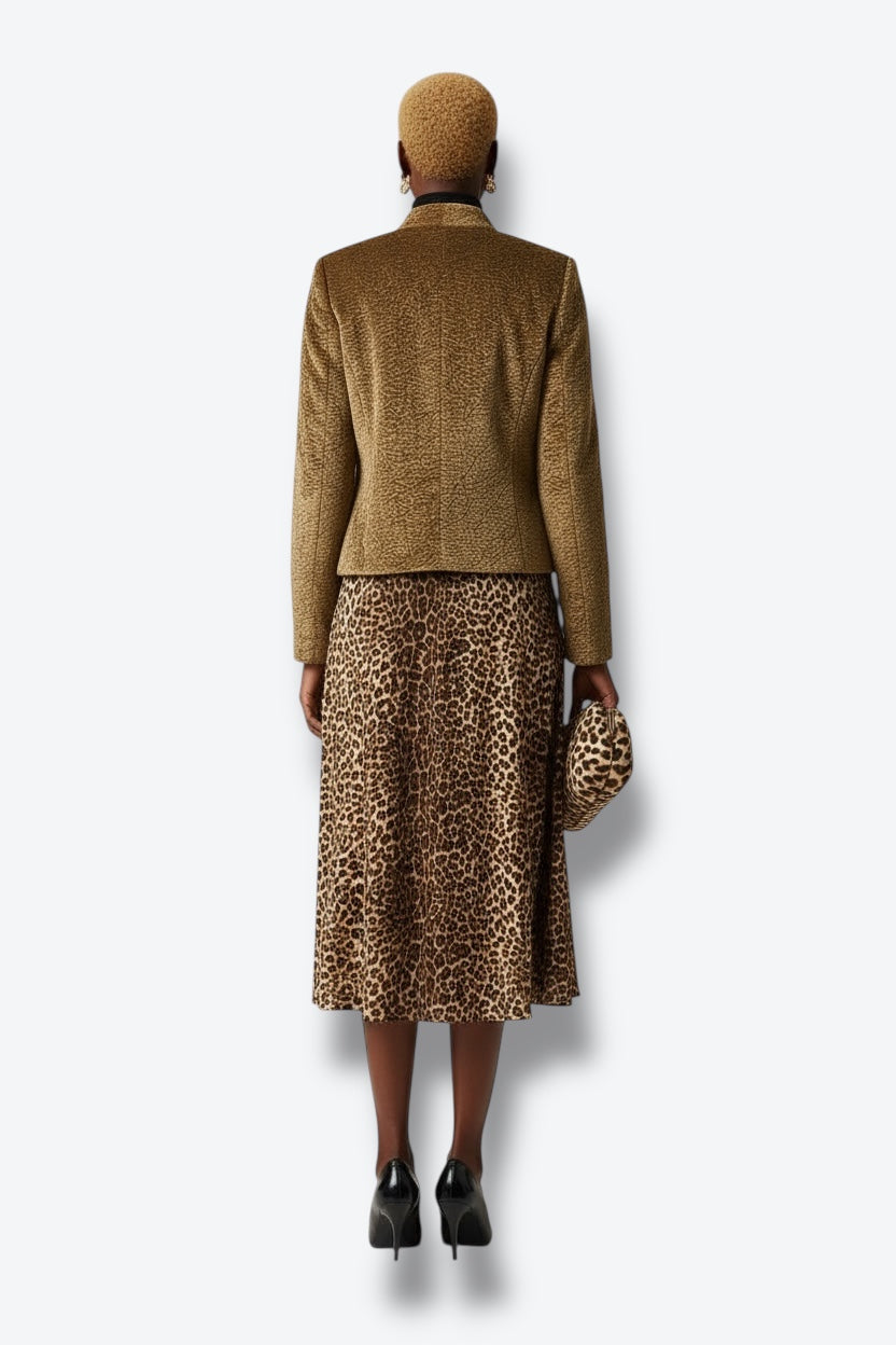 1990s Oscar De Le Renta Velour Jacket (Oscar by Oscar De Le Renta)