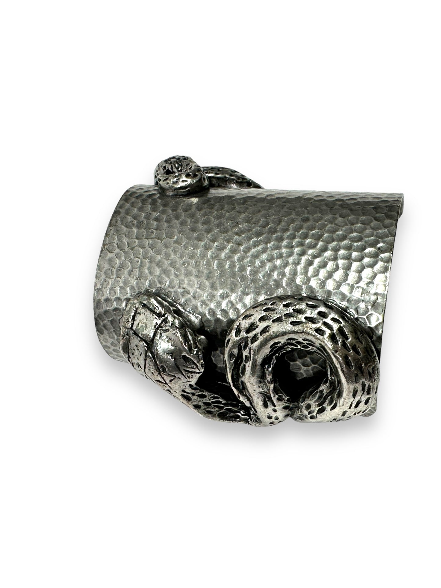 Y2K Sliver Chunky Snake Cuff