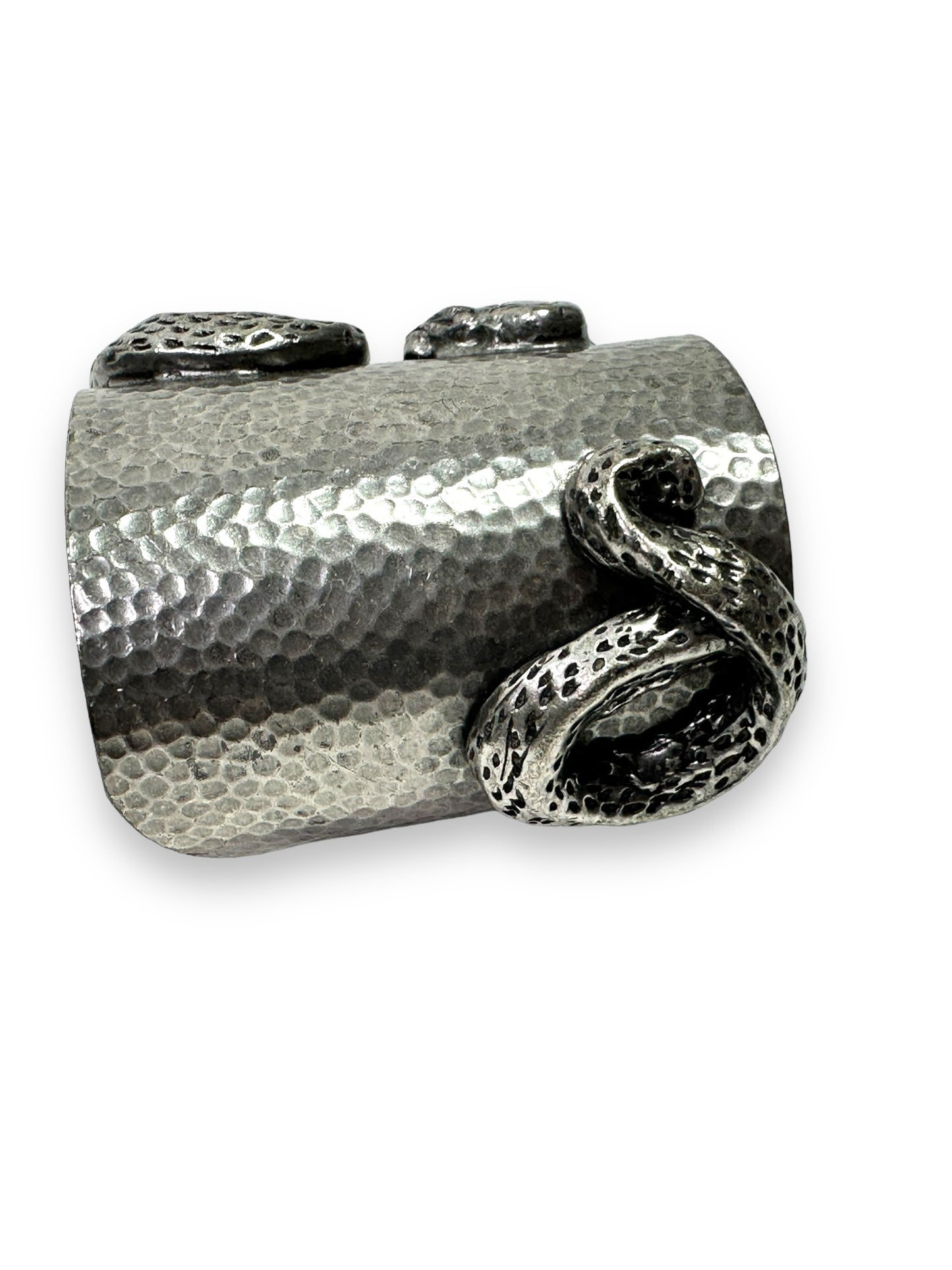 Y2K Sliver Chunky Snake Cuff