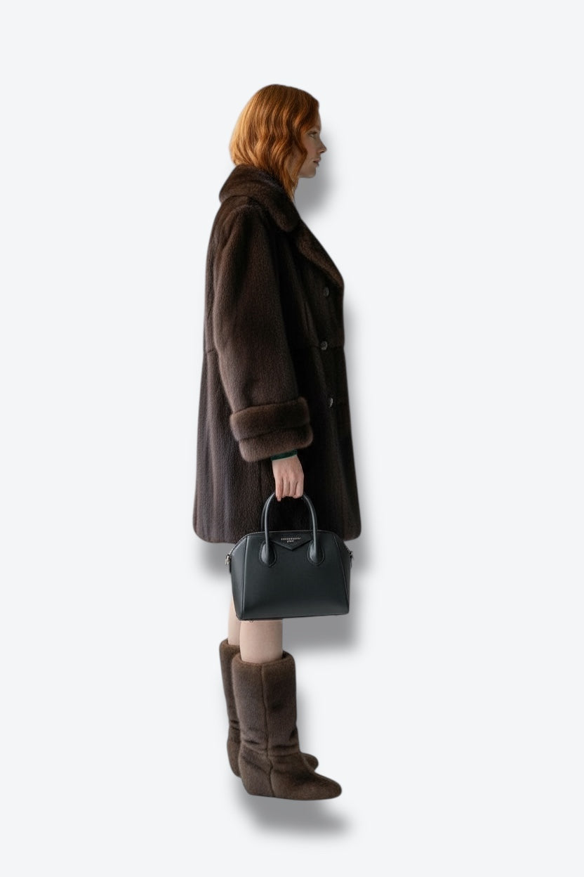 1950s “The Minerva” Mink Trench Jacket