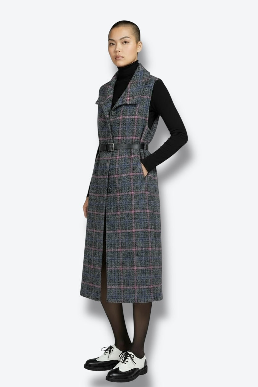 Kameo Edit: The Highland Check Sleeveless Coat