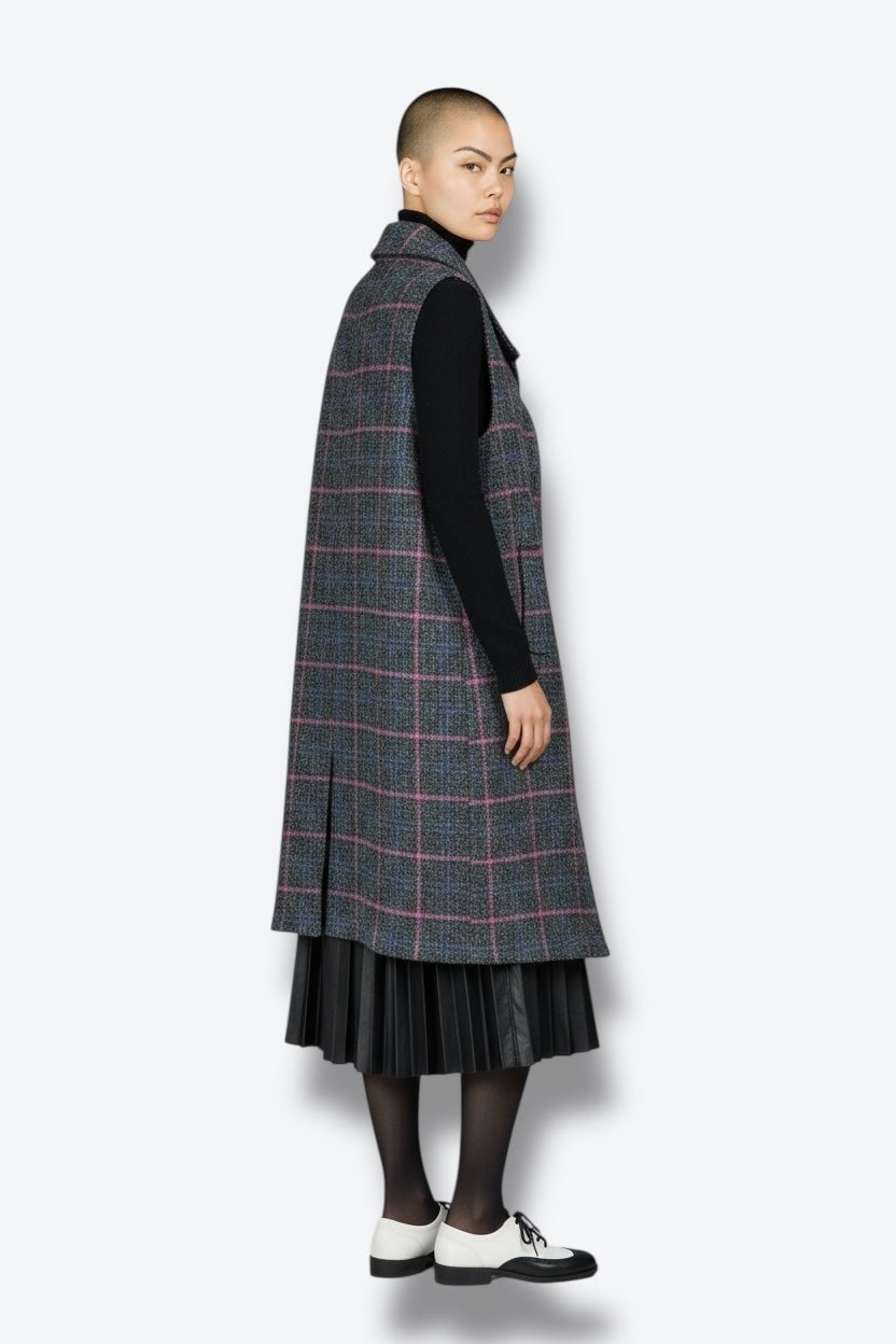 Kameo Edit: The Highland Check Sleeveless Coat