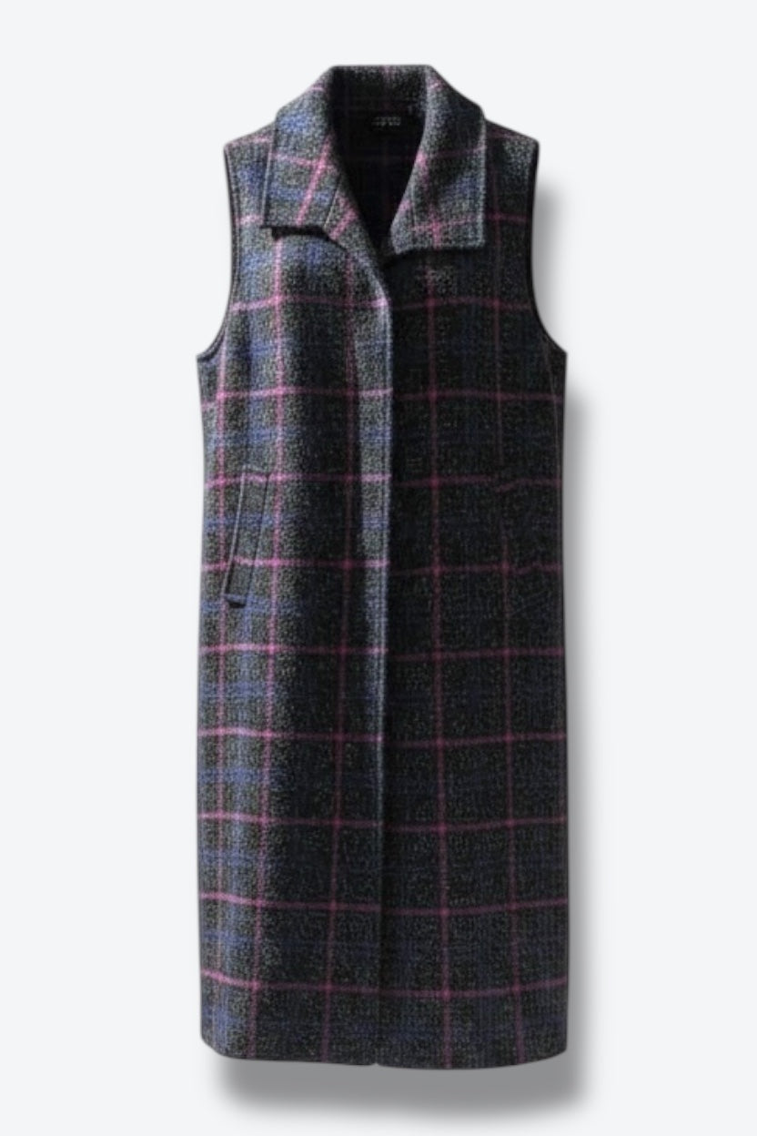 Kameo Edit: The Highland Check Sleeveless Coat