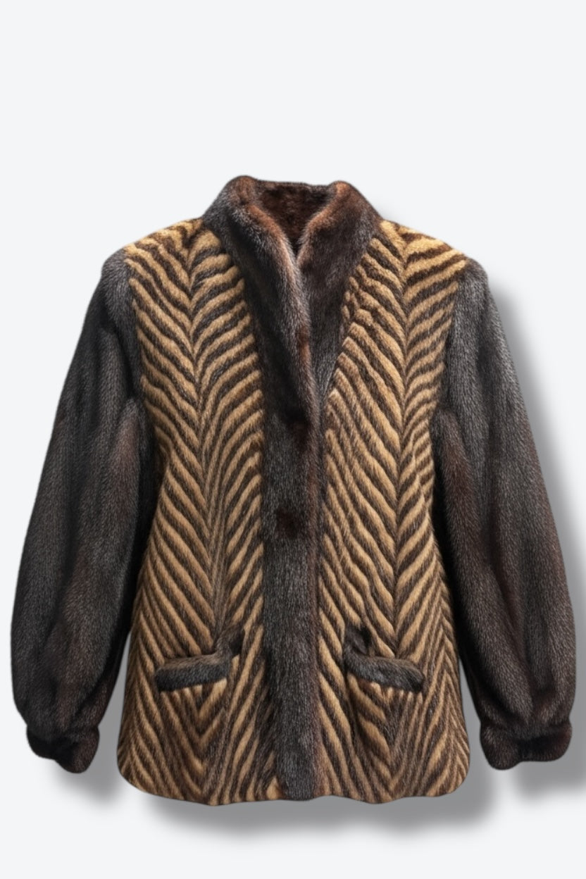 1990s I.Magnin Convertible Mink Vest / Jacket