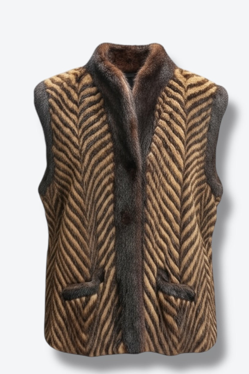 1990s I.Magnin Convertible Mink Vest / Jacket