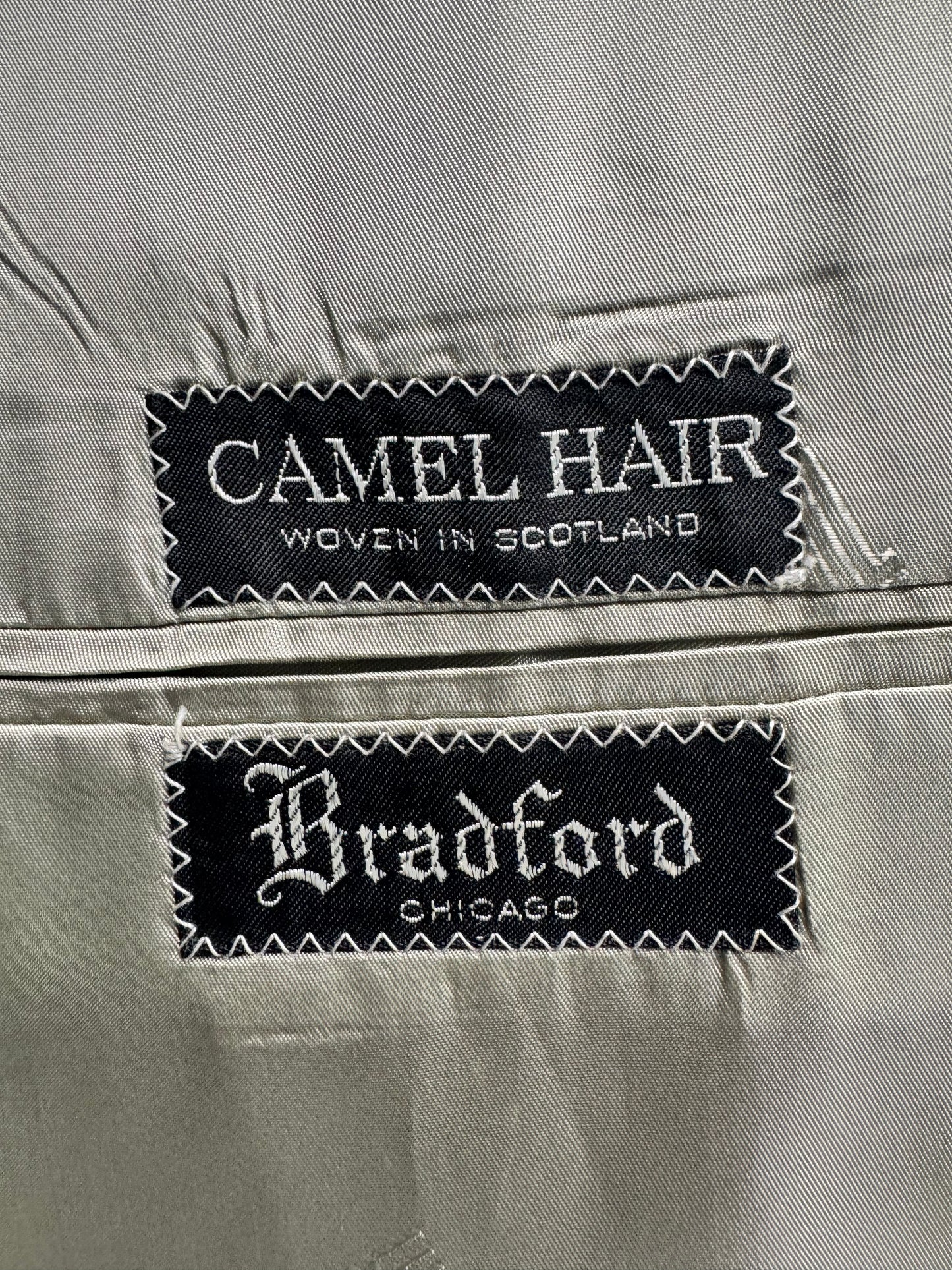 1980s Lanvin Camel Hair Gray Blazer