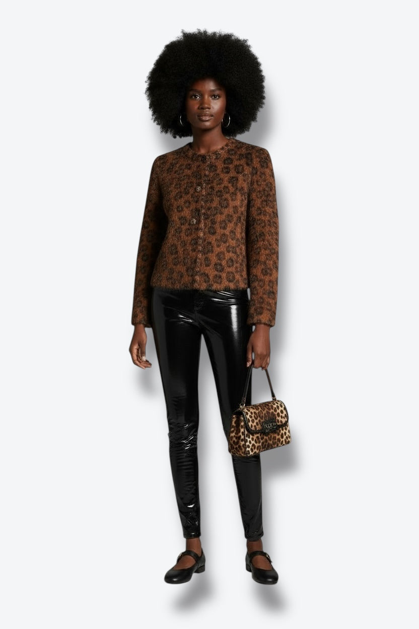 1990s Russell Kemp Petite Long Haired Blazer