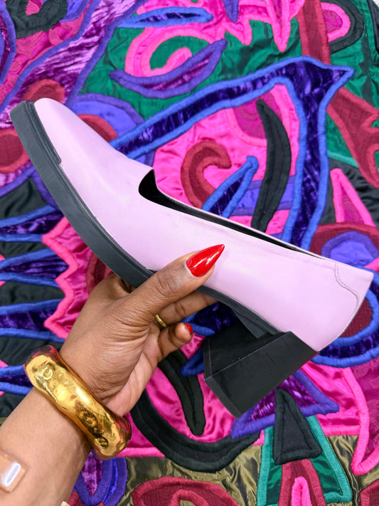Trend: VagaBond Shoemakers Lavender Chunky Pumps