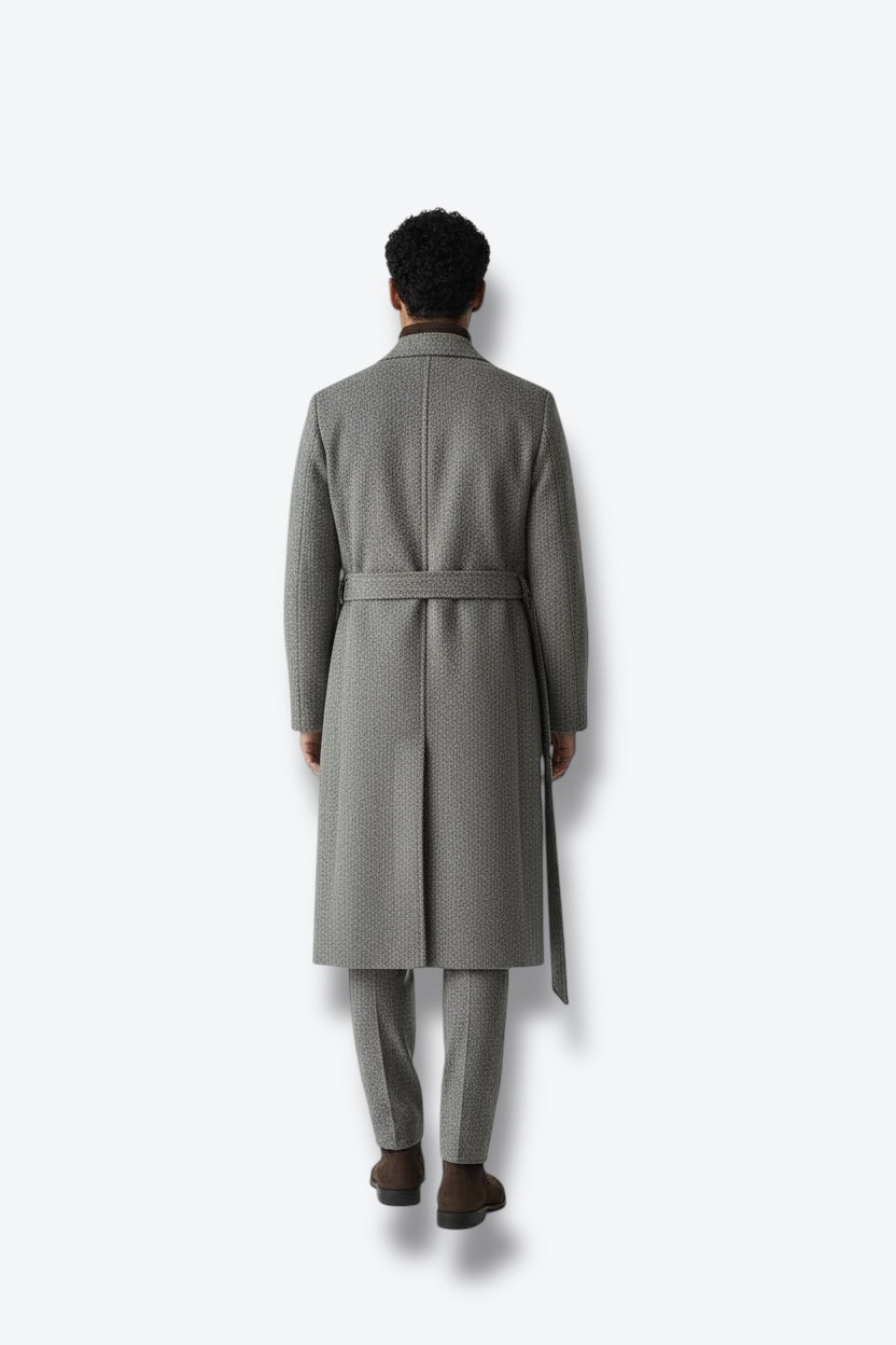 Vintage Burberrys’ Prorsum Tweed Overcoat – Made in England (1970s–1980s)