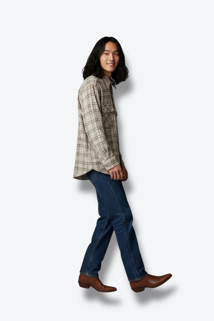 Vintage Pendleton Wool Plaid Shirt Jacket – Made in USA (1970s–1980s)