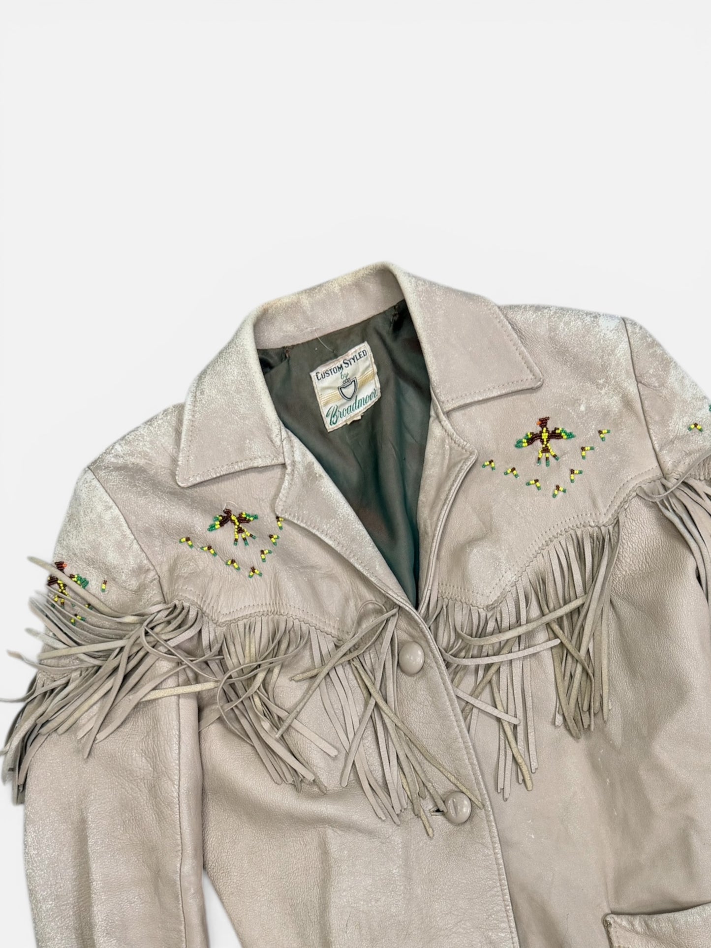 1950s/60s Broadmoor Fringe Beaded Eagle Jacket