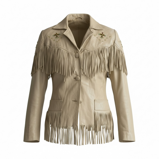 1950s/60s Broadmoor Fringe Beaded Eagle Jacket