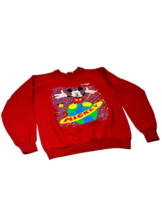 Andersonville: 1980s - 1990s Mickey Mouse Las Vegas Sweatshirt