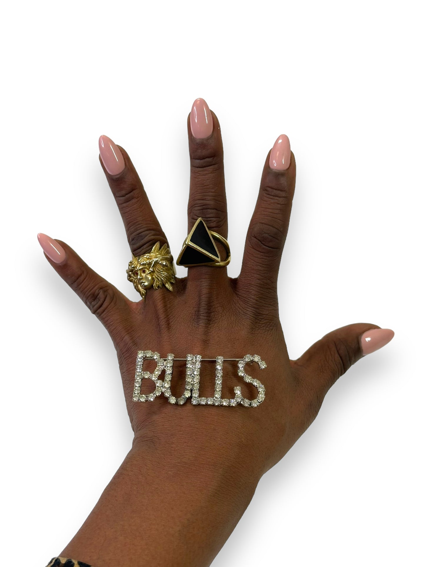 1990s “Bulls” Rhinestone Pin