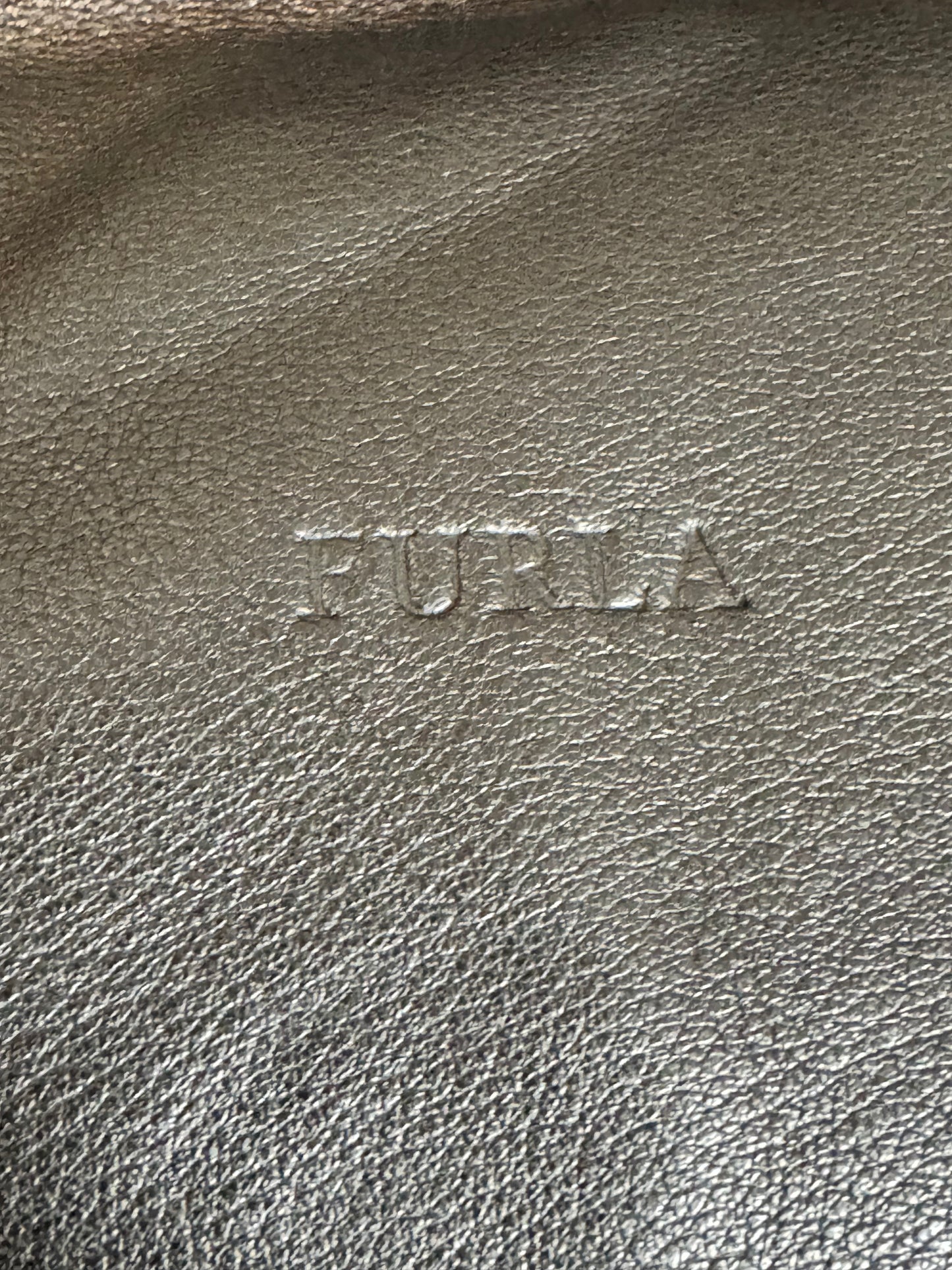 Y2K Leather Furla Shoulder Bag
