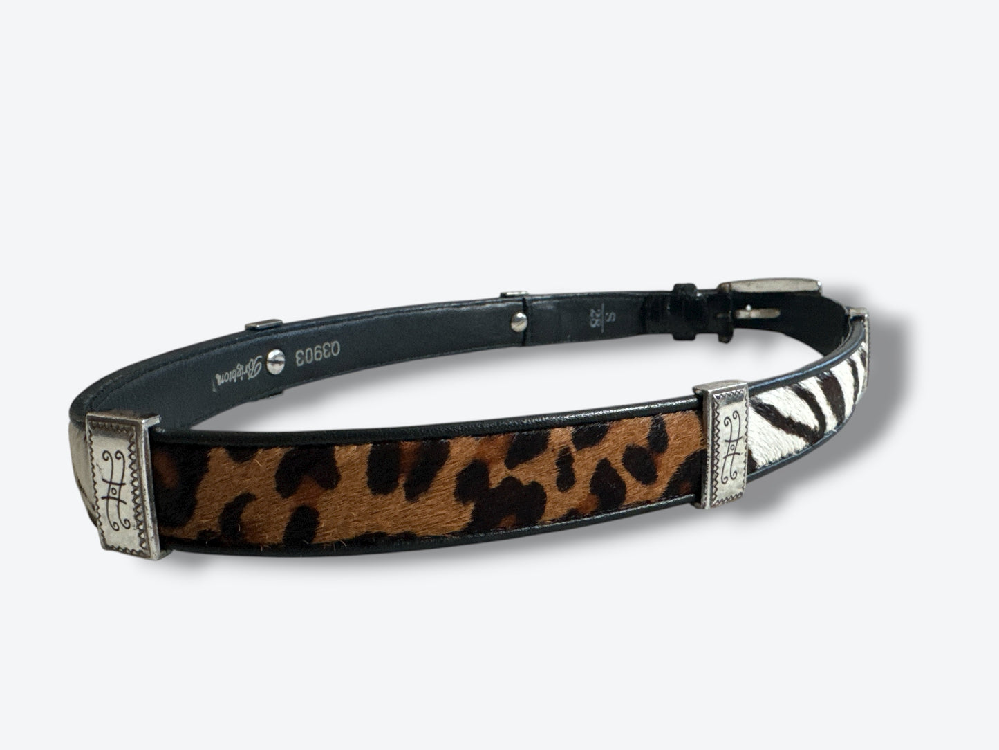 Vintage Brighton Mix Media Waist Belt