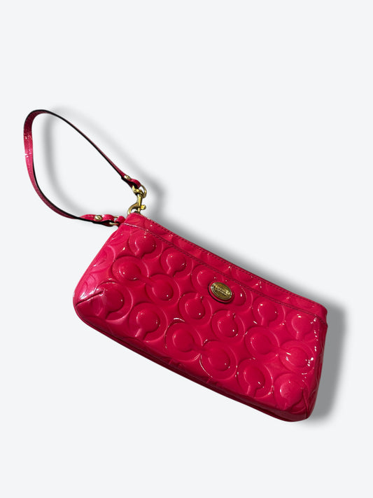 Y2K Coach Hot Pink Wrislet
